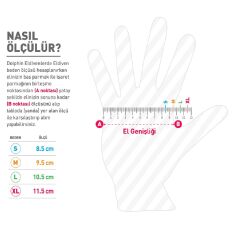 Dolphin Pudrasız Mavi Nitril Muayene Eldiveni