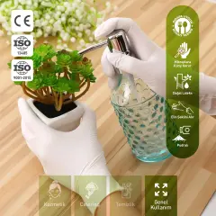 Dolphin Pudralı Lateks Muayene Eldiveni 100 Adet