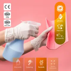 Dolphin Pudrasız Lateks Muayene Eldiveni
