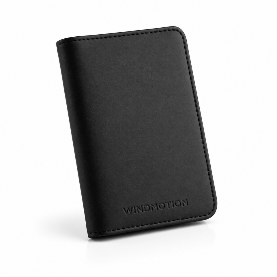 WindMotion WT25806 Premium PU Deri Erkek Cüzdanı Siyah