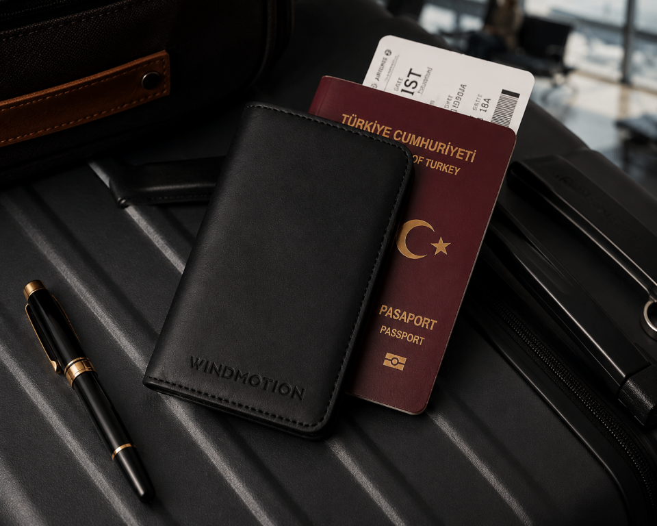 Pasaport Kılıfı Kahverengi